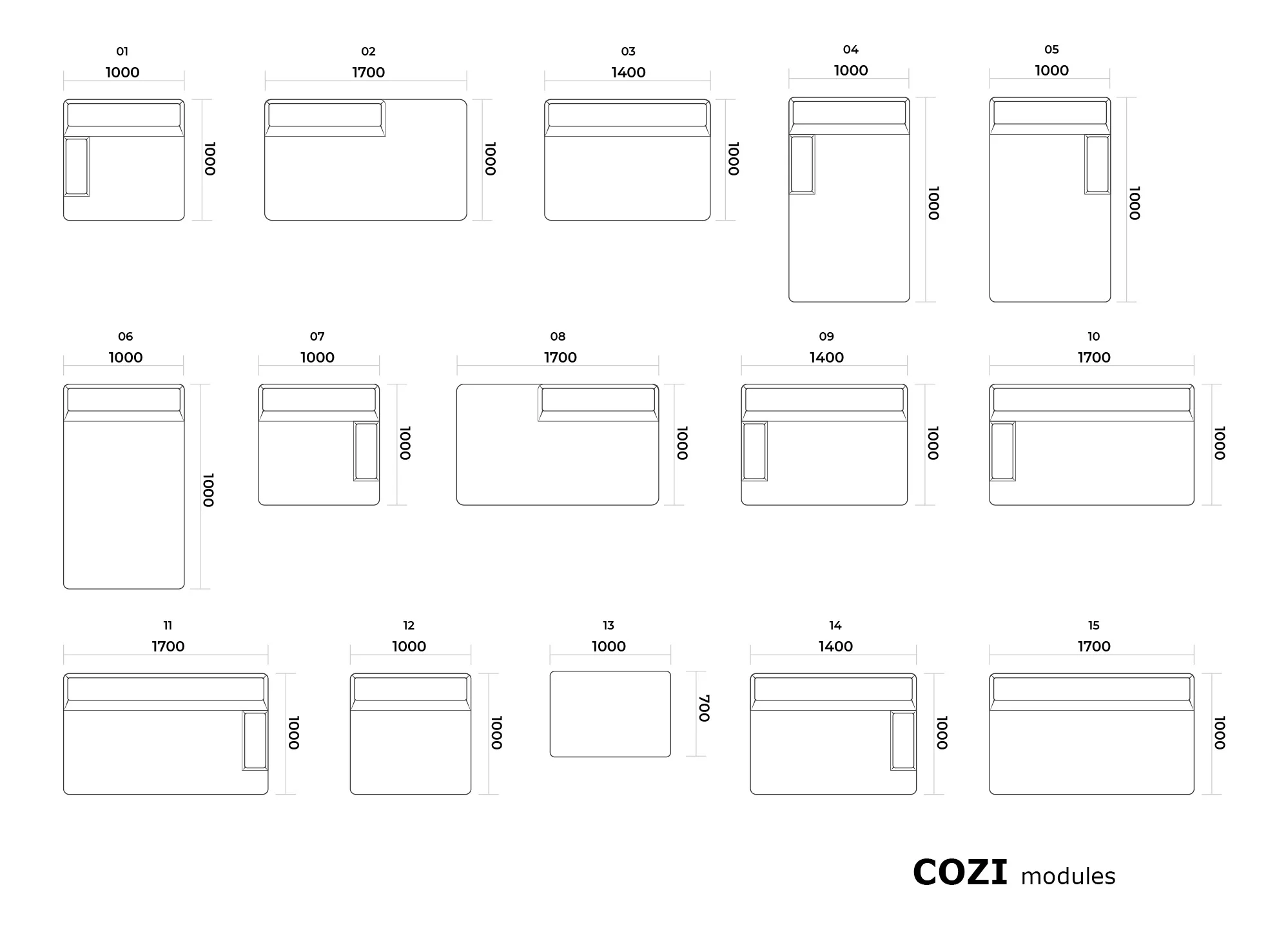 Modulares Sofa COZI – Bild 2