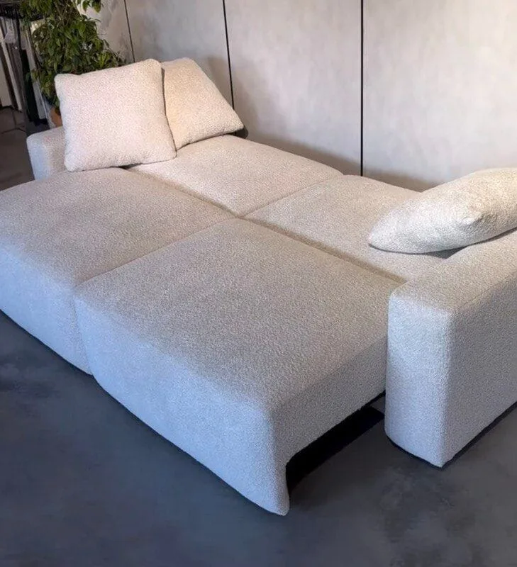 Schlafsofa OMMI / Stoff Antology Creme – Bild 5