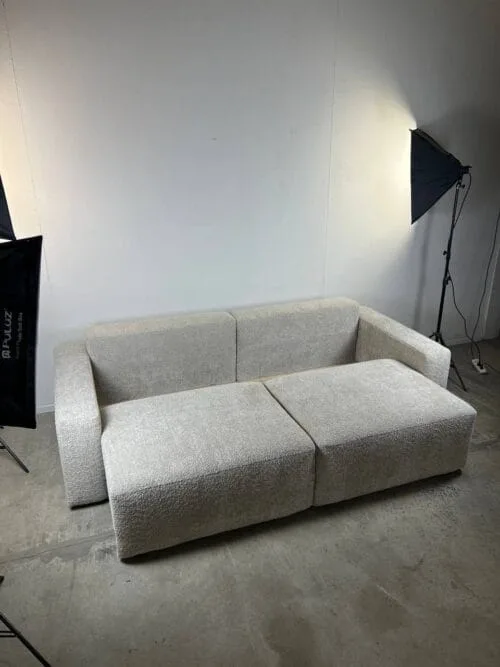 Schlafsofa OMMI (ohne POUF)/ Stoff Antology Beige – Bild 9