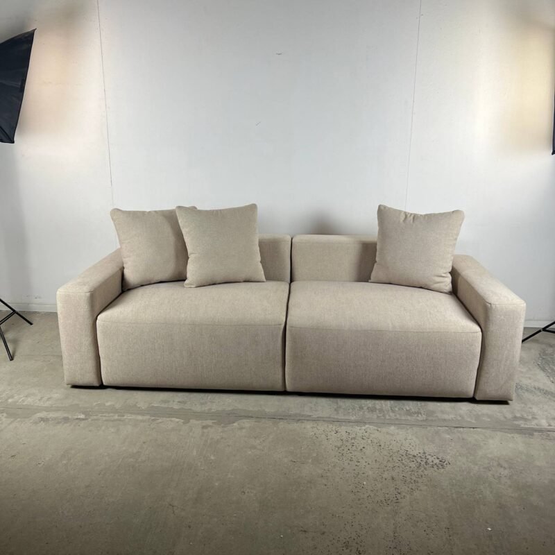 Schlafsofa OMMI / Stoff Newton 402 Sand